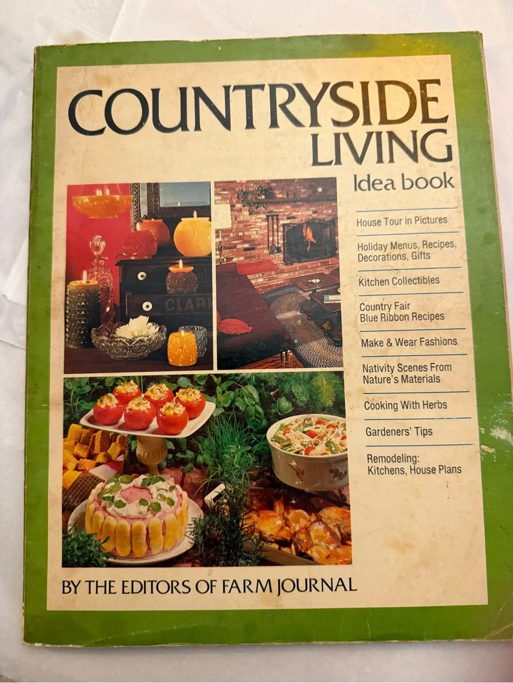 Countryside Living Idea Magazine Book - Green Cover prarie farm